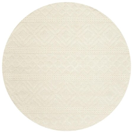 Safavieh 12 x 12 ft. Vermont Hand Woven Round Area Rug, Ivory VRM211A-12R
